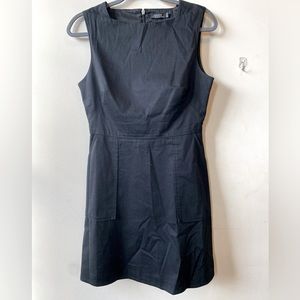 Kate Spade Saturday Little Black Dress size 4 Medium MIDI Pockets Relaxed Fit